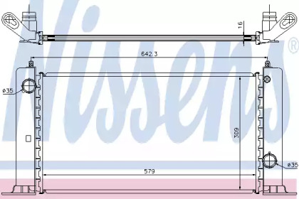 Теплообменник NISSENS 61883A