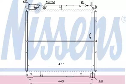 Теплообменник NISSENS 64164