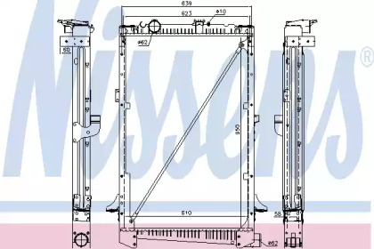 Теплообменник NISSENS 61442A