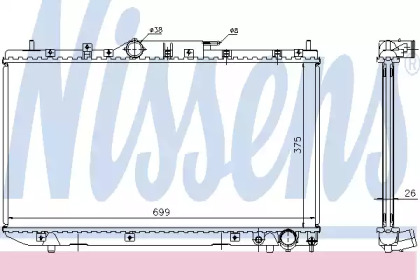 Теплообменник NISSENS 64643A