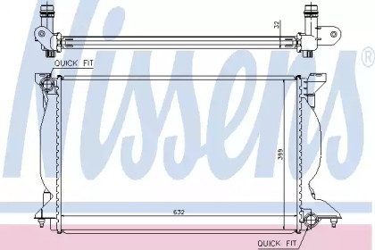 Теплообменник NISSENS 60302A