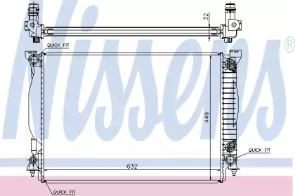 Теплообменник NISSENS 60307A