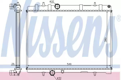 Теплообменник NISSENS 63605A