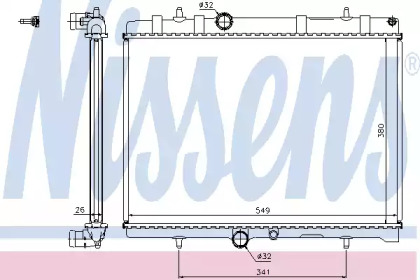 Теплообменник NISSENS 63606A