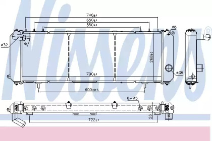 Теплообменник NISSENS 61008