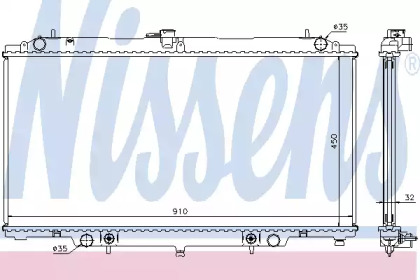 Теплообменник NISSENS 67354A