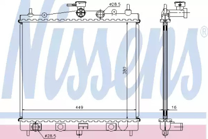 Теплообменник NISSENS 62902A