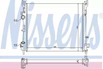 Теплообменник NISSENS 67229