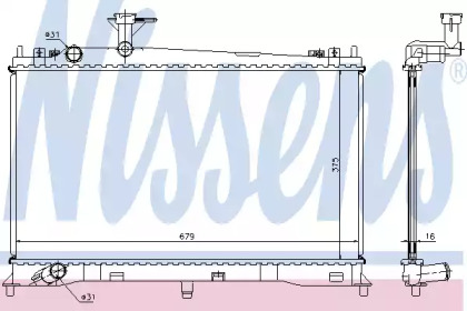 Теплообменник NISSENS 62462A