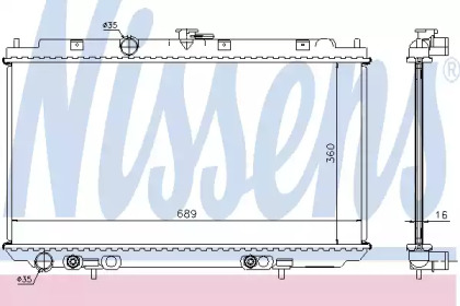 Теплообменник NISSENS 67347A