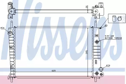 Теплообменник NISSENS 62050