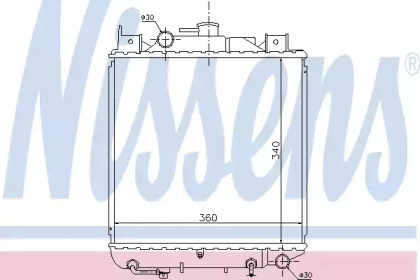 Теплообменник NISSENS 64157