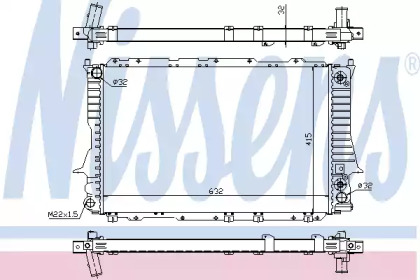 Теплообменник NISSENS 60312