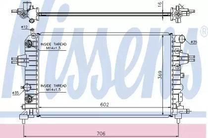 Теплообменник NISSENS 63027A