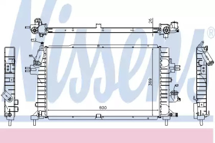 Теплообменник NISSENS 63029A