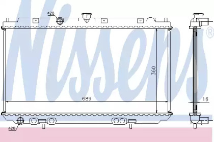 Теплообменник NISSENS 67350A