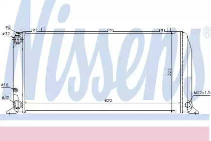 Теплообменник NISSENS 60488