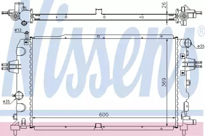 Теплообменник NISSENS 63111A