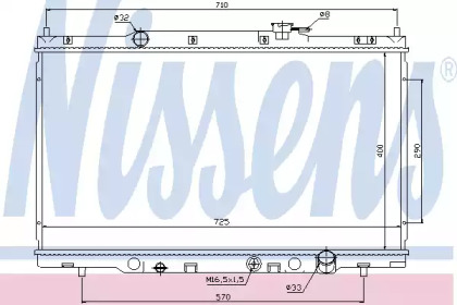 Теплообменник NISSENS 68103