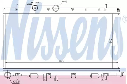 Теплообменник NISSENS 67708