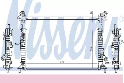 Теплообменник NISSENS 62017A