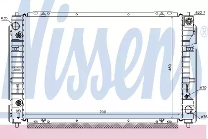 Теплообменник NISSENS 62004