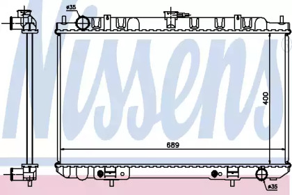 Теплообменник NISSENS 68713