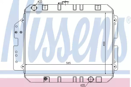 Теплообменник NISSENS 68130