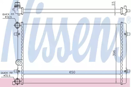 Теплообменник NISSENS 65011