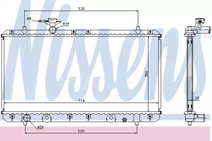 Теплообменник NISSENS 64167A