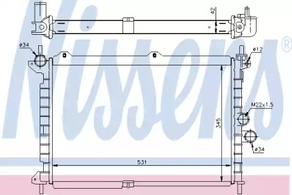 Теплообменник NISSENS 63089