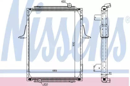 Теплообменник NISSENS 63788A