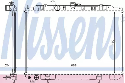 Теплообменник NISSENS 68705A