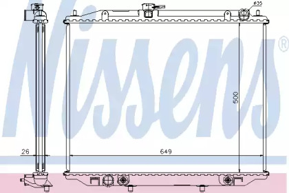 Теплообменник NISSENS 68709A