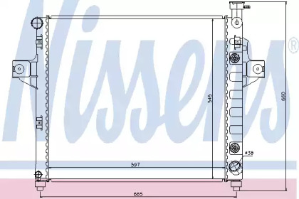 Теплообменник NISSENS 61010