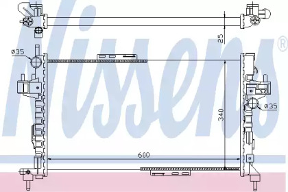 Теплообменник NISSENS 63094