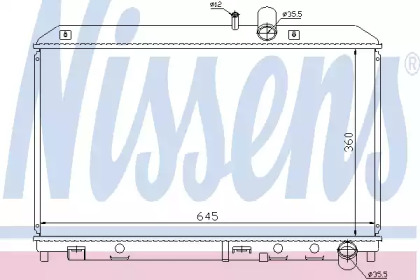 Теплообменник NISSENS 62458