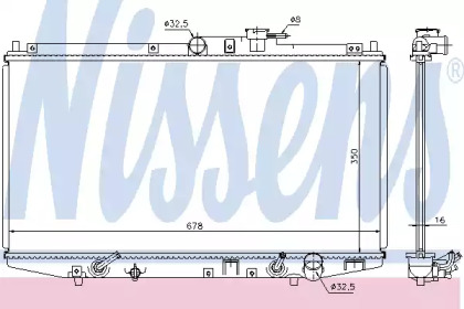 Теплообменник NISSENS 68117