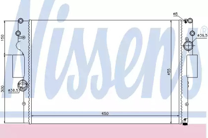 Теплообменник NISSENS 61981