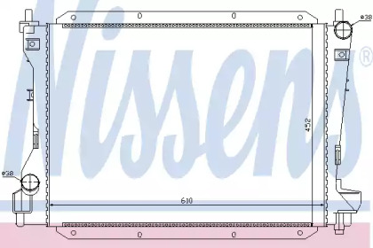 Теплообменник NISSENS 66703