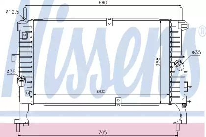 Теплообменник NISSENS 63092