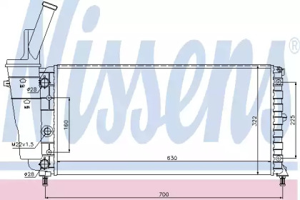 Теплообменник NISSENS 61892