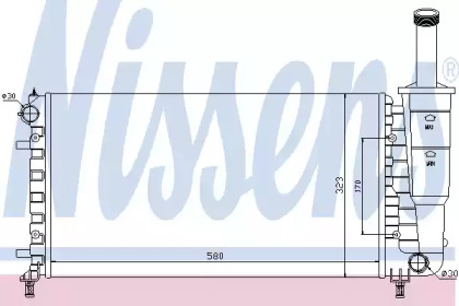 Теплообменник NISSENS 61888