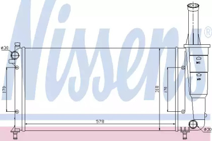 Теплообменник NISSENS 61889