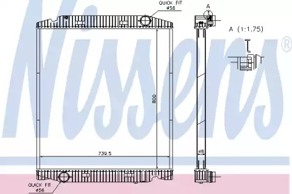 Теплообменник NISSENS 63330A