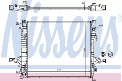 Теплообменник NISSENS 65613A