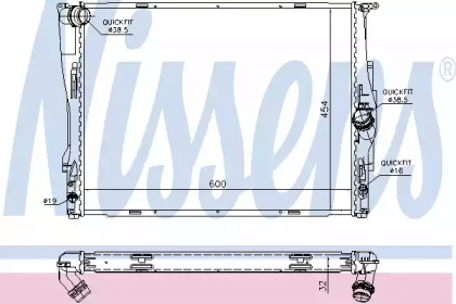 Теплообменник NISSENS 60786A