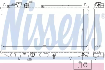 Теплообменник NISSENS 61734