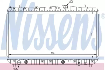 Теплообменник NISSENS 61634