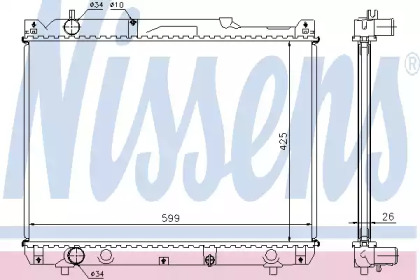 Теплообменник NISSENS 64196A